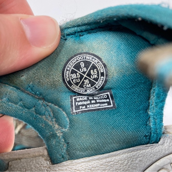 Keen | Whisper Brown/Teal Waterproof Sandals Size 9 Washable - Picture 5 of 8